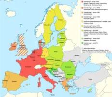 Entwicklung der Europäischen Union 1973 bis 2020