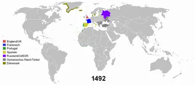 Verlauf der europäischen Expansion und des Imperialismus, 1492–2008