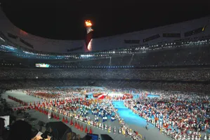 Schlussfeier der Sommerspiele 2008 in Peking