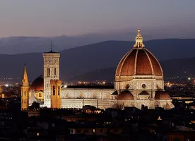 Santa Maria del Fiore in Florenz mit der Kuppel und dem Campanile nach den Entwürfen von Brunelleschi und Giotto