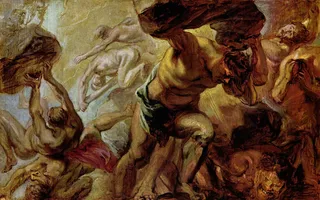  "Sturz der Titanen" - Peter Paul Rubens - (Entstehungszeitraum 1637–1638)