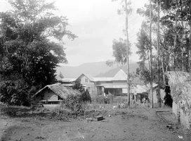 Herrenhaus von Prince der Pflanzung Sakkarani in Ostafrika. Photographie aus dem frühen 20. Jahrhundert.