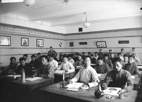 Studenten der Deutsch-Chinesischen Hochschule in Tsingtau, 1913