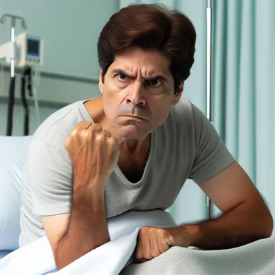 Role card: Patient Mr. Thompson