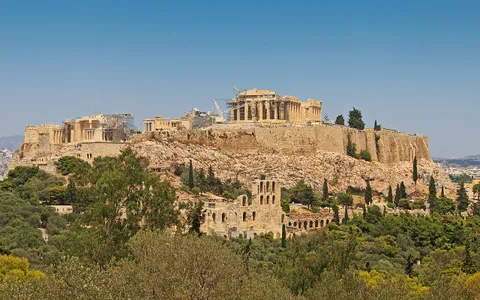  "Akropolis von Athen" - Blick vom Philopapposhügel in Athen (Attika, Griechenland) - Fotograf:in: A.Savin - 2013