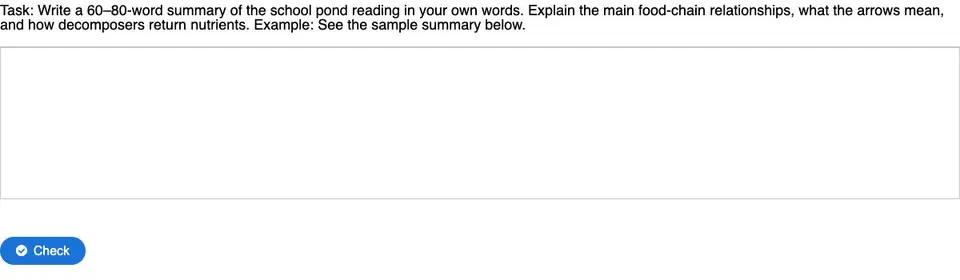 Turn a PDF reading into a summary-writing task for your class
